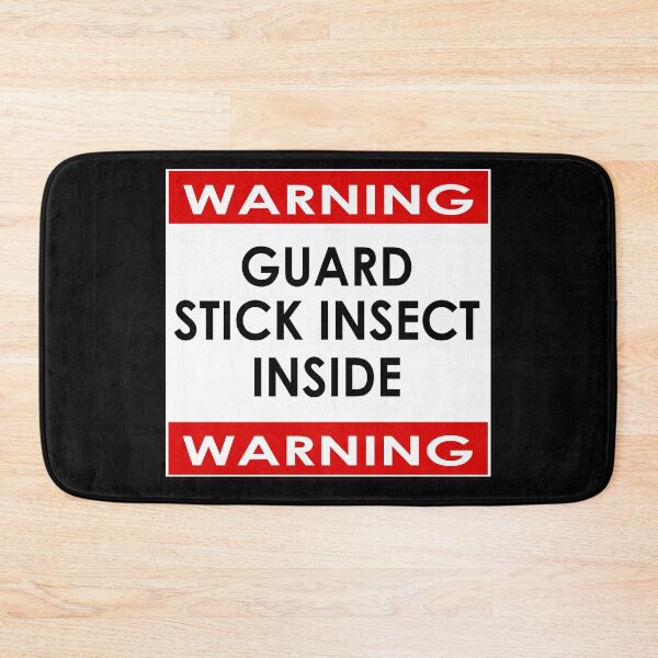 Item preview, Guard Stick Insect Inside - Pet Owner Sticker Poster designed and sold by deanworld.