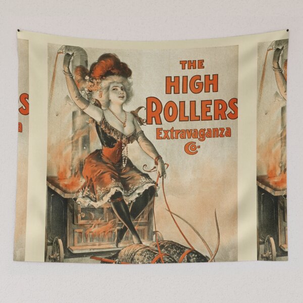 Item preview, The High rollers extravaganza poster designed and sold by Vintage Designs +.