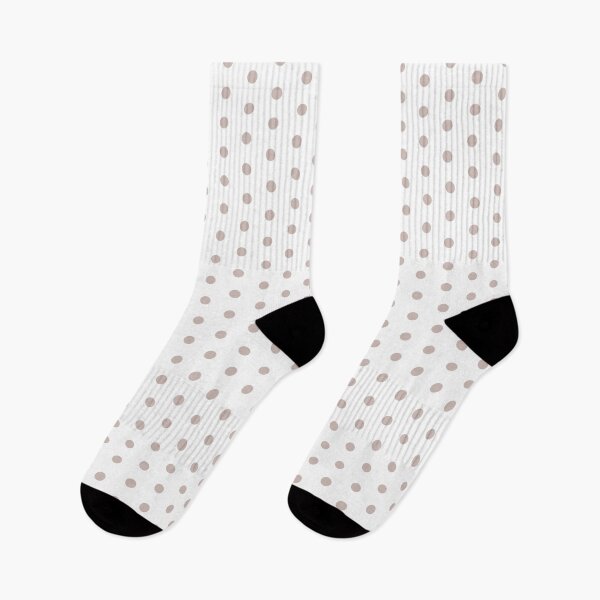 Item preview, Sandstone Polka Dots on White designed and sold by SJ Designs.