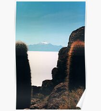 Salar de Uyuni, Bolivian salt flats Poster