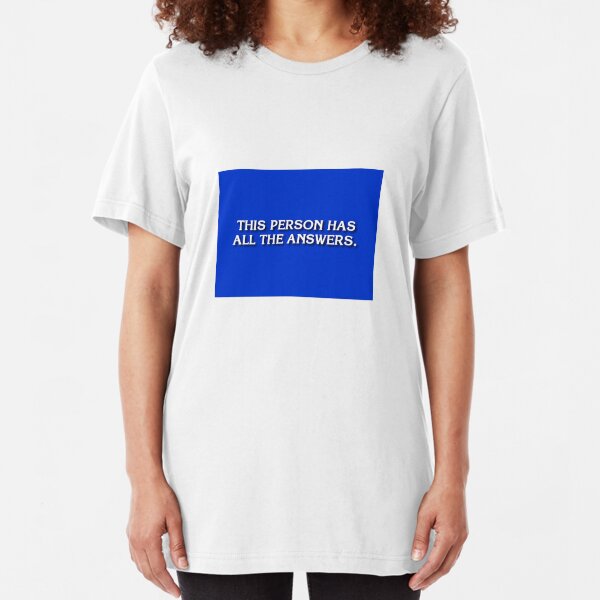 Game Show Winner Slim Fit T-Shirt