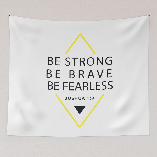 Item preview, strong, courageous, fearless designed and sold by GoodNewsDesign.