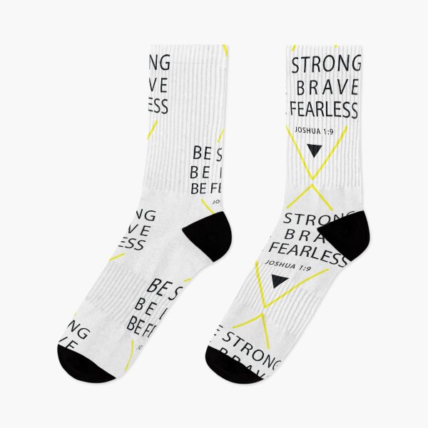 Item preview, strong, courageous, fearless designed and sold by GoodNewsDesign.