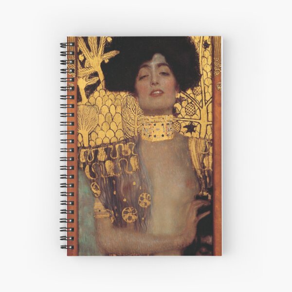 Judith and the Head of Holofernes (also known as Judith I) is an oil painting by Gustav Klimt created in 1901. It depicts the biblical character of Judith Spiral Notebook