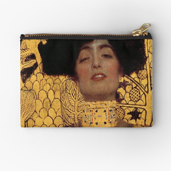 Judith and the Head of Holofernes (also known as Judith I) is an oil painting by Gustav Klimt created in 1901. It depicts the biblical character of Judith Zipper Pouch