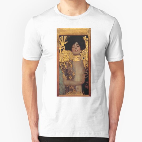 Judith and the Head of Holofernes (also known as Judith I) is an oil painting by Gustav Klimt created in 1901. It depicts the biblical character of Judith Slim Fit T-Shirt