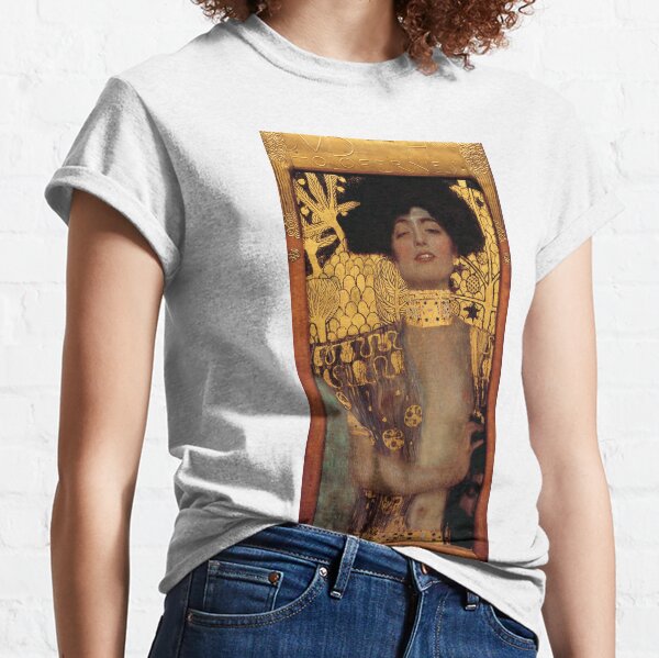 Judith and the Head of Holofernes (also known as Judith I) is an oil painting by Gustav Klimt created in 1901. It depicts the biblical character of Judith Classic T-Shirt