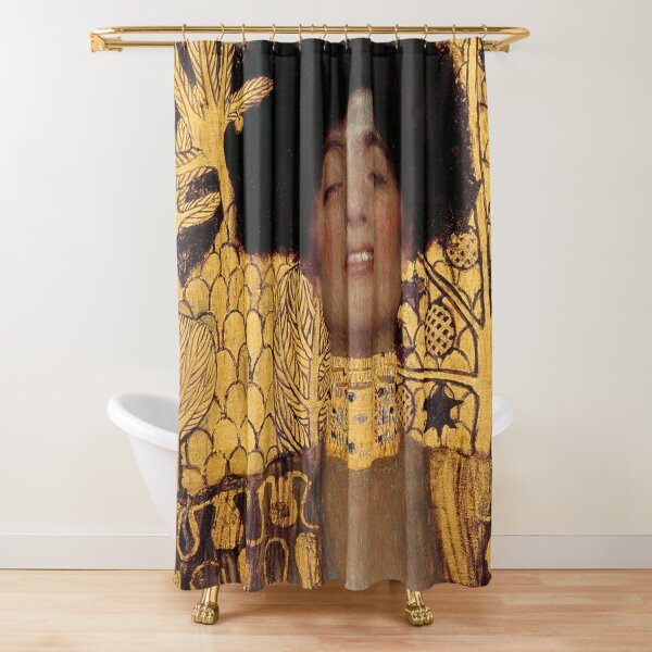 Judith and the Head of Holofernes (also known as Judith I) is an oil painting by Gustav Klimt created in 1901. It depicts the biblical character of Judith Shower Curtain
