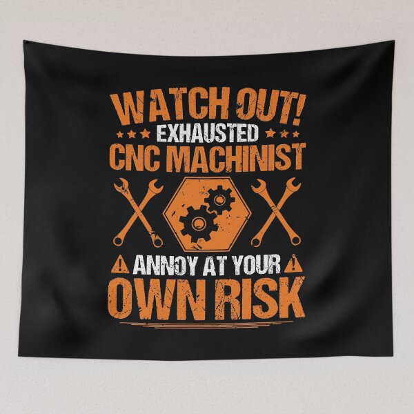 Item preview, CNC Machinist/CNC Operator/Own Risk/Gift/Present designed and sold by Krautshirts.