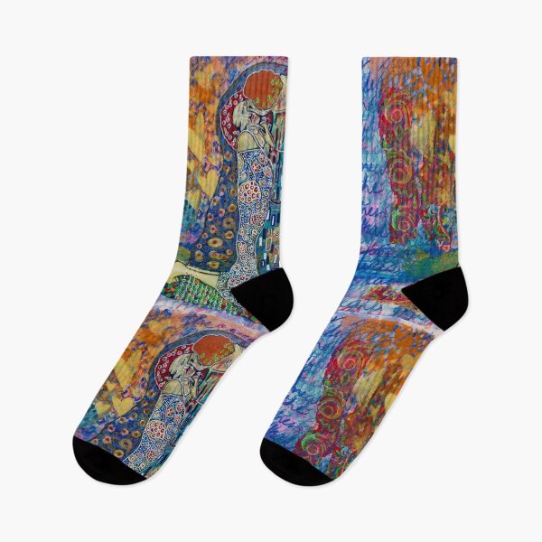 Item preview, The Lovers - homage to Gustav Klimpt designed and sold by AmandaSlaterArt.