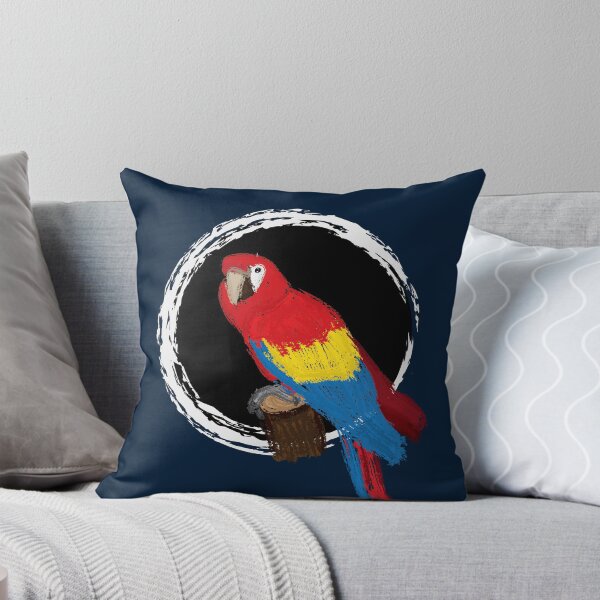 Item preview, Artwork of a Sitting Scarlet Macaw Parrot II designed and sold by JD's Shop.