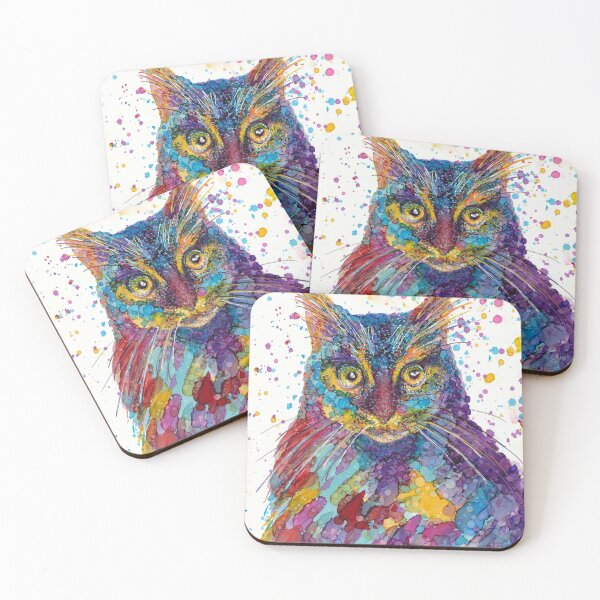 Item preview, Lionel the Colourful Cat designed and sold by Maureen Zmak.