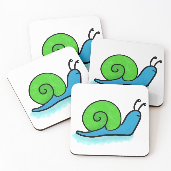 Item preview, Green and blue Snail designed and sold by Photosinic.