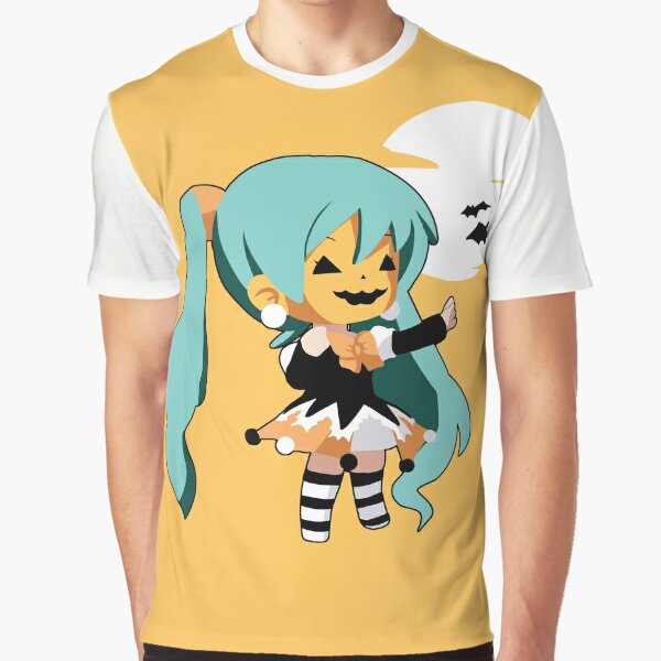 Graphic Tees Hatsune Miku Tee in Black | Size 2XL | TS26218HATUXXL