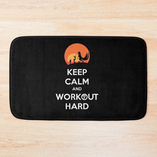 Item preview, Keep Calm and Workout Hard designed and sold by rapidograph.