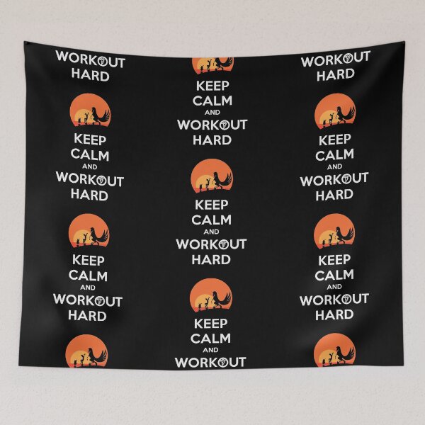 Item preview, Keep Calm and Workout Hard designed and sold by rapidograph.