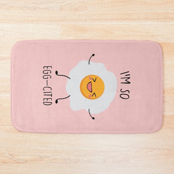 Item preview, I'm So Egg-cited, Funny, Cute, Quote designed and sold by DirtyAngelFace Shop.