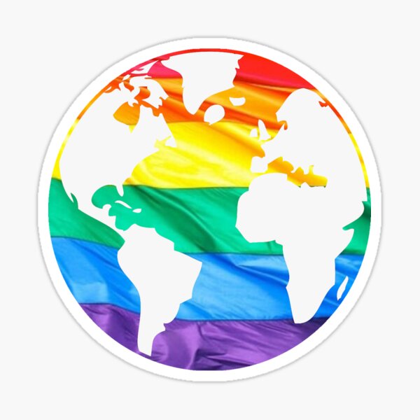 Item preview, Pride World Flag designed and sold by LAURIBAURI.