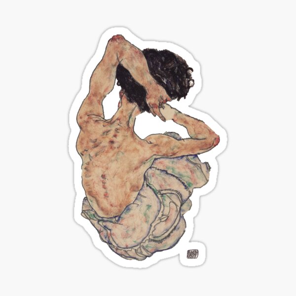 Egon Schiele n.6 Sticker