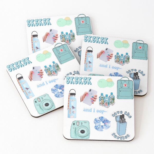 Item preview, Blue Aesthetic Vsco Girl Sticker Pack designed and sold by courtneylouix.
