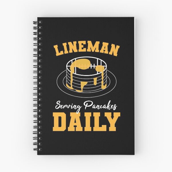 Item preview, Football Lineman, Serving Pancakes Daily designed and sold by Space Fox.