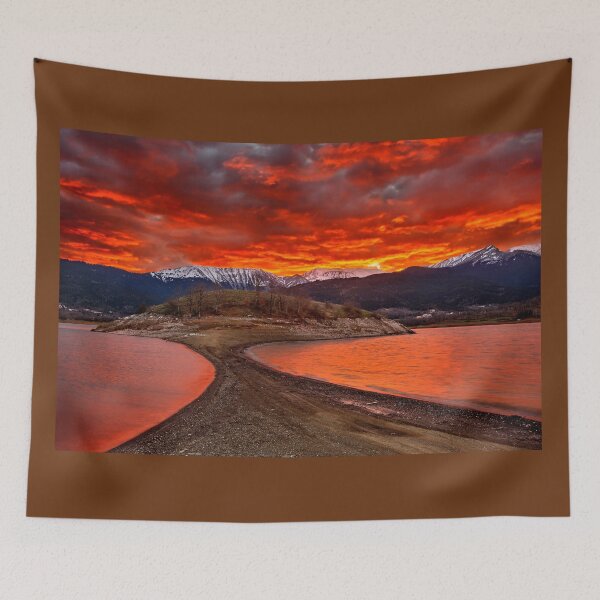 Item preview, Sunset at Plastiras lake designed and sold by Hercules Milas.