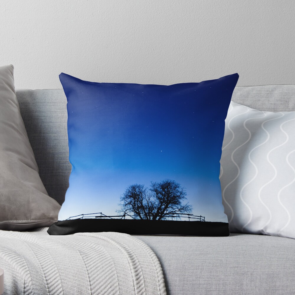 Twilight corral Throw Pillow