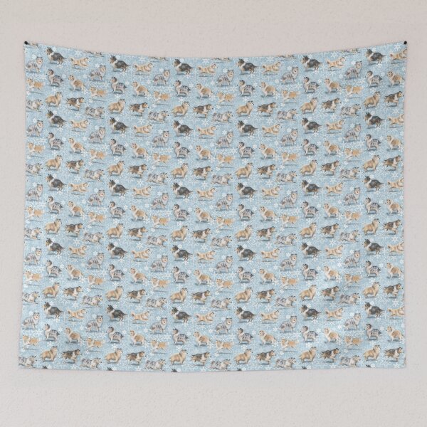 Item preview, The Christmas Rough collie designed and sold by Elspeth Rose Design.
