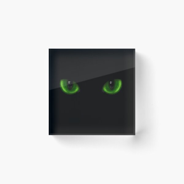Item preview, Two green cat eyes designed and sold by AnnArtshock.