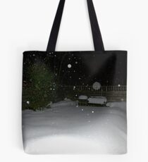 Winter Snow Tote Bag