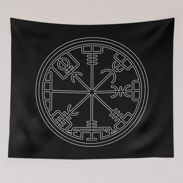 Item preview, Viking Vegvisir Symbol Outline designed and sold by MartineMeeka.