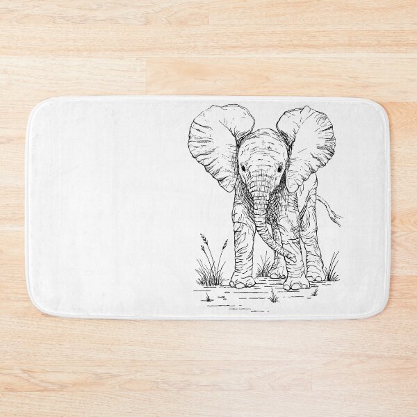 Item preview, "Baby Elephant" designed and sold by TheCollywobbles.