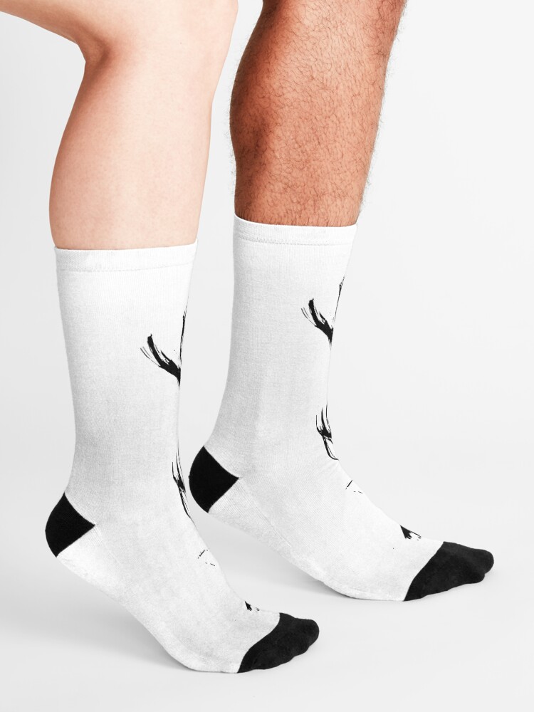 Senku The Doctor Socks By Triskova Redbubble