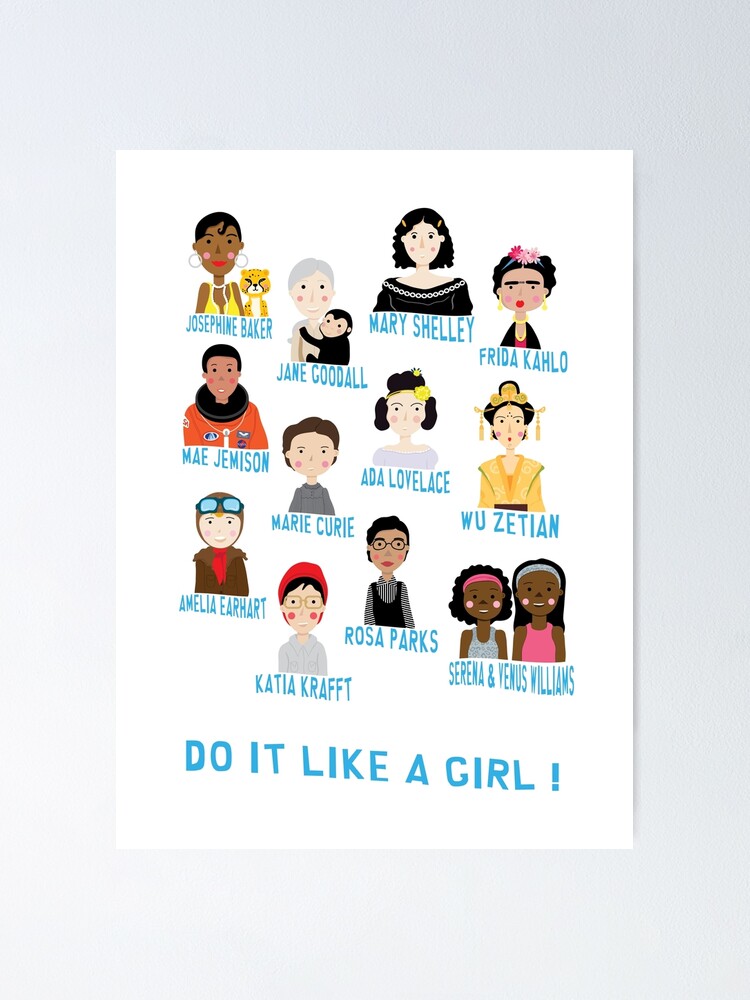 Poster ''Do it like a girl!' : autre vue