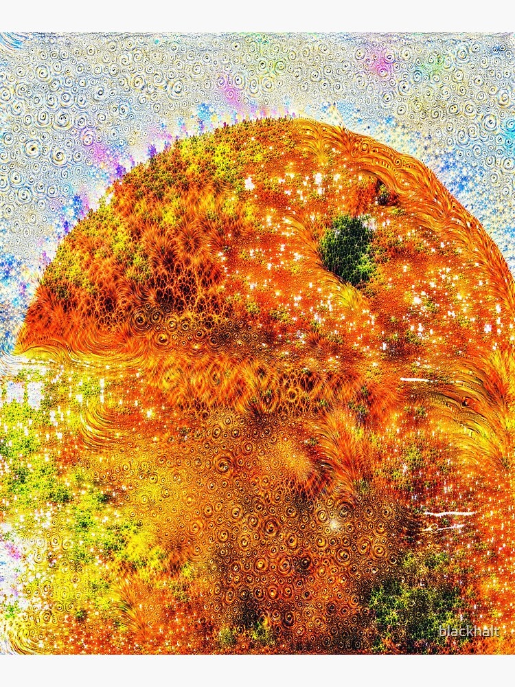 #DeepDreamed Frozen Orange by blackhalt