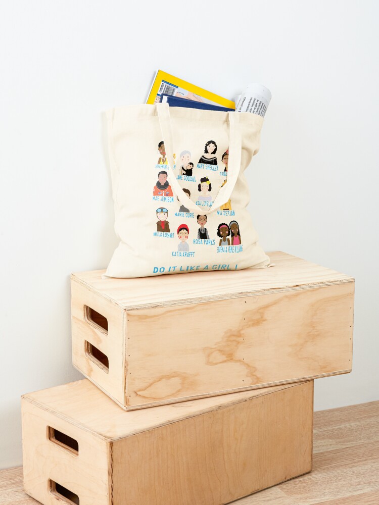 Tote bag ''Do it like a girl!' : autre vue