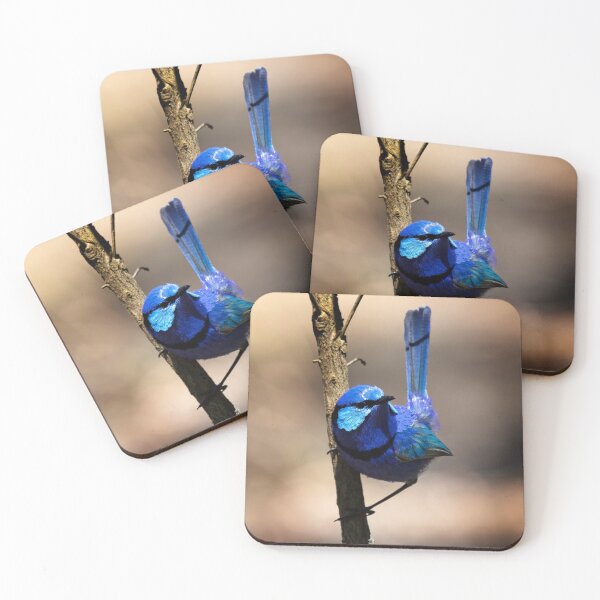 Item preview, Bruce the Blue Wren's best side designed and sold by gwenthewren.