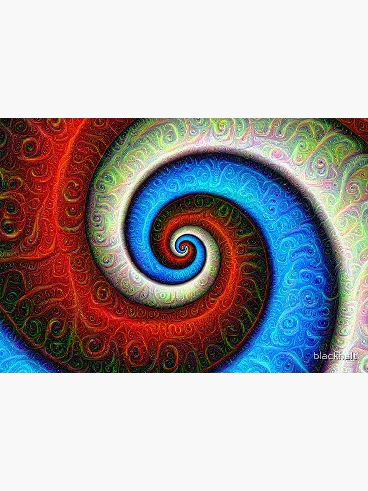 #DeepDream Color Fibonacci Visual Areas by blackhalt