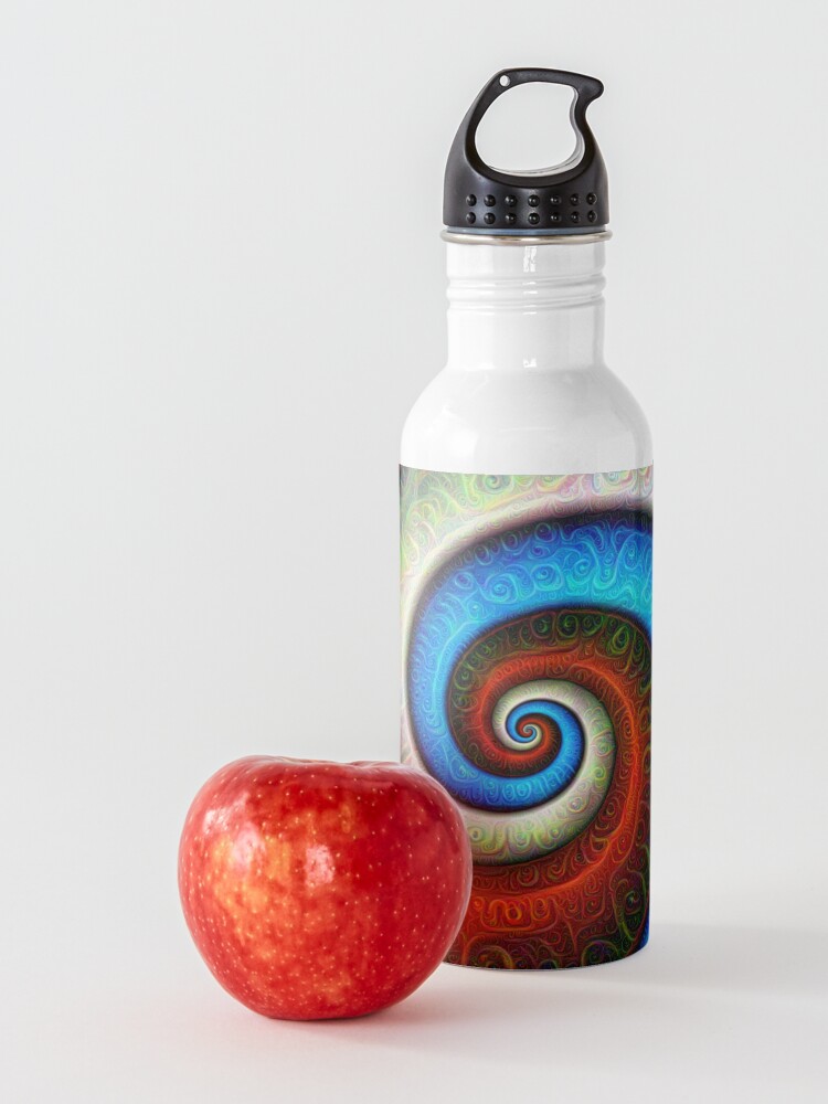 Alternate view of #DeepDream Color Fibonacci Visual Areas Water Bottle