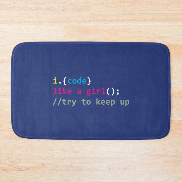 Item preview, I code like a girl try to keep up designed and sold by alenaz.