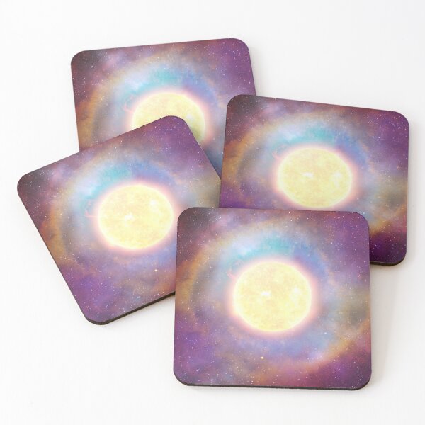 Item preview, Bright supernova against colorful nebula cosmos sky designed and sold by Lukasz Szczepanski.