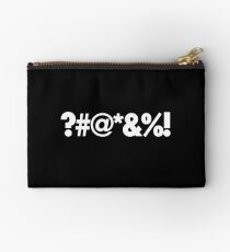 ?#@*&%! - Qbert Parody Swearing Studio Pouch