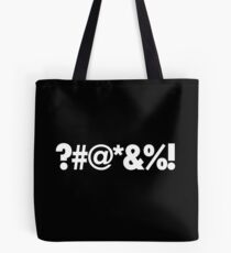 ?#@*&%! - Qbert Parody Swearing Tote Bag