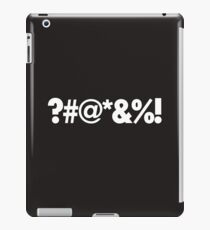 ?#@*&%! - Qbert Parody Swearing iPad Case/Skin