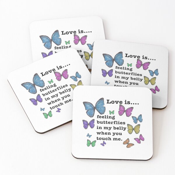 Item preview, Love is.... feeling butterflies in my belly when you touch me designed and sold by jitkaegressy.