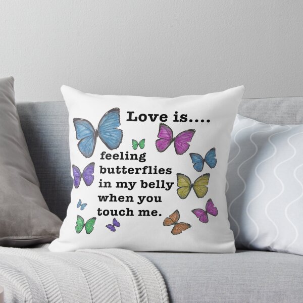 Item preview, Love is.... feeling butterflies in my belly when you touch me designed and sold by jitkaegressy.