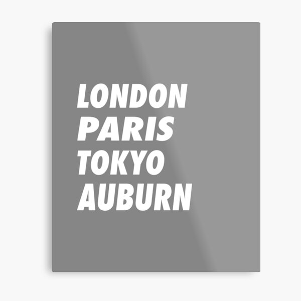Item preview, Funny London Paris Tokyo Auburn Design designed and sold by LGamble12345.