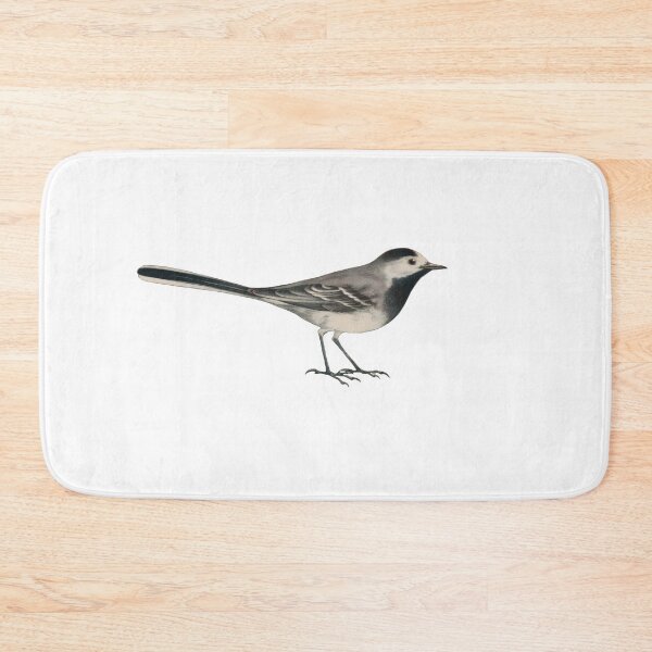Item preview, Bird Art - white wagtail - Vintage bird print designed and sold by Studio66Designs.