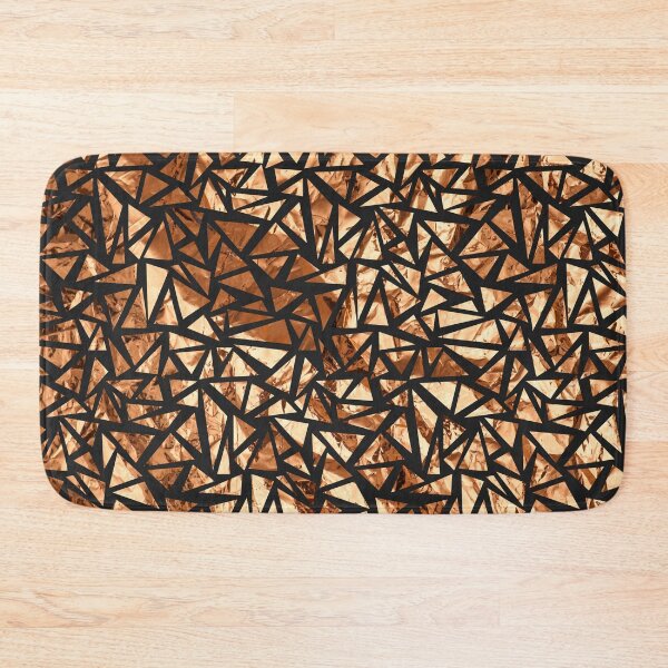 Item preview, Stylish Rose gold triangles Scandinavian designed and sold by Bebichic.