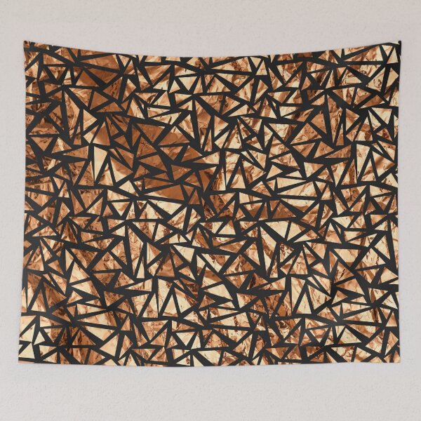 Item preview, Stylish Rose gold triangles Scandinavian designed and sold by Bebichic.